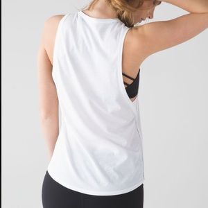 NWT lululemon Bliss Break Tank Sz 10 white